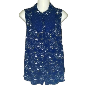 Lauren Conrad - Disney - Alice in Wonderland Blouse | Size: S